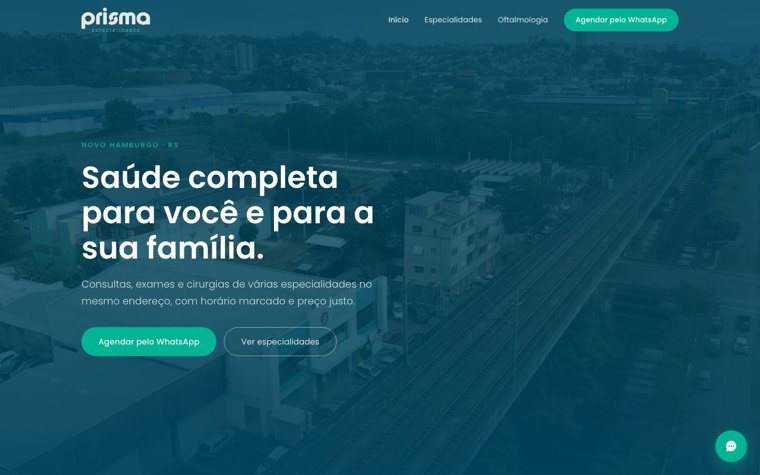 Site &middot; Prisma Especialidades